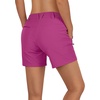 image:imageOutdoor Ventures Womens Hiking Shorts 5 Inch Golf Stretch Quick Dry CargoRaspberry Red