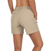 image:imageOutdoor Ventures Womens Hiking Shorts 5 Inch Golf Stretch Quick Dry CargoWoody Brown