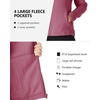 image:imageOutdoor Ventures Womens Lightweight Warm Polar Fleece Jacket Zip UpDusty Rose