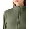 image:imageOutdoor Ventures Womens Lightweight Warm Polar Fleece Jacket Zip UpGreen Gray