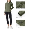 image:imageOutdoor Ventures Womens Lightweight Warm Polar Fleece Jacket Zip UpGreen Gray