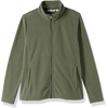 image:imageOutdoor Ventures Womens Lightweight Warm Polar Fleece Jacket Zip UpGreen Gray