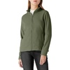 image:imageOutdoor Ventures Womens Lightweight Warm Polar Fleece Jacket Zip UpGreen Gray