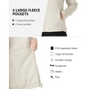 image:imageOutdoor Ventures Womens Lightweight Warm Polar Fleece Jacket Zip UpMoonlight