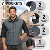 image:imageOutdoor Ventures Mens Winter Golf Vest Outerwear Lightweight Fleece LinedCool Grey