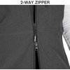 image:imageOutdoor Ventures Mens Winter Golf Vest Outerwear Lightweight Fleece LinedDark Grey Heather