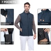 image:imageOutdoor Ventures Mens Winter Golf Vest Outerwear Lightweight Fleece LinedNavy Heather