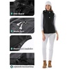 image:imageOutdoor Ventures Womens Hooded Lightweight Golf Running Vest OuterwearBlack