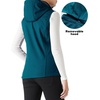image:imageOutdoor Ventures Womens Hooded Lightweight Golf Running Vest OuterwearModern Blue