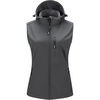 image:imageOutdoor Ventures Womens Hooded Lightweight Golf Running Vest OuterwearGrey