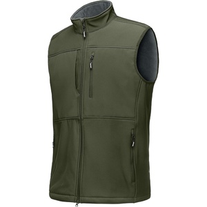 image:imageOutdoor Ventures Mens Winter Golf Vest Outerwear Lightweight Fleece LinedArmy Green