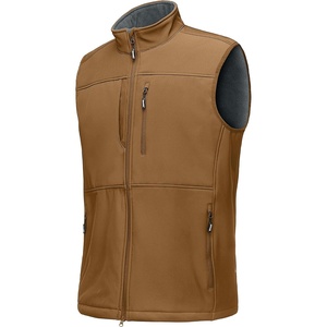 image:imageOutdoor Ventures Mens Winter Golf Vest Outerwear Lightweight Fleece LinedRubber Brown
