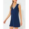 imageAiloqing Womens Athletic Tennis Dress V Neck Sleeveless Golf Dress for Exercise WorkoutNavy