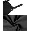 imageAiloqing Womens Cotton Linen Short Overalls Casual Summer Bib Shortalls Rompers with PocketsBlack