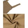 imageAiloqing Womens Cotton Linen Short Overalls Casual Summer Bib Shortalls Rompers with PocketsKhaki