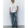 imageAiloqing Womens Faux Leather Puffer Vest Zip Up Sleeveless Winter Cropped JacketWhite