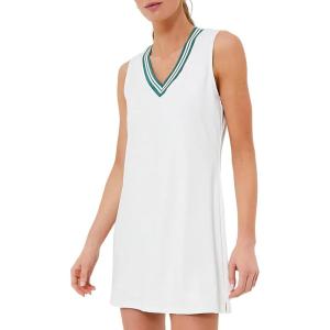 imageAiloqing Womens Athletic Tennis Dress V Neck Sleeveless Golf Dress for Exercise WorkoutWhite