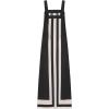 imageAiloqing 2025 Women Bohemian Floral Dress Summer Casual Color Block Maxi Beach Overall Dress CoverupsBlack
