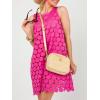 imageAiloqing Women Hollow Out Circle Embroidered Sundress Summer Casual Sleeveless Tank Dress for Vacation Beach Party CocktailRose