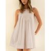 imageAiloqing Womens 2025 Summer Casual Sleeveless Dresses Spring ALine Mini Dress Beach Vacation SundressApricot
