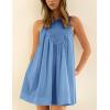 imageAiloqing Womens 2025 Summer Casual Sleeveless Dresses Spring ALine Mini Dress Beach Vacation SundressBlue
