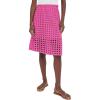 imageAiloqing 2025 Summer Casual Midi Skirt for Women Cotton Eyelet Skirt with Underneath Beachwear SkirtPink