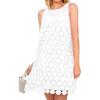 imageAiloqing Women Hollow Out Circle Embroidered Sundress Summer Casual Sleeveless Tank Dress for Vacation Beach Party CocktailWhite