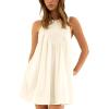 imageAiloqing Womens 2025 Summer Casual Sleeveless Dresses Spring ALine Mini Dress Beach Vacation SundressBeige