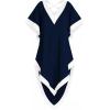 imageAiloqing 2025 Womens Casual V Neck Beach Dress Colorblock Backless Sundress Cover Up Lightweight Summer Vacation CoverupsNavy