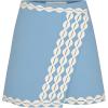 imageAiloqing 2025 Womens Summer Skorts High Waist A Line Floral Ziggy Skirt Casual Beach Mini SkirtBlue