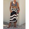imageAiloqing Sarong Coverups for Women Beach Wraps Swimsuit Coverup Stylish Bikini Cover Up Long SkirtBlack