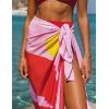 imageAiloqing Sarong Coverups for Women Beach Wraps Swimsuit Coverup Stylish Bikini Cover Up Long SkirtPink