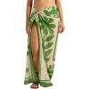imageAiloqing Sarong Coverups for Women Beach Wraps Swimsuit Coverup Stylish Bikini Cover Up Long SkirtGreen