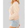 imageAiloqing Womens Lightweight Casual Sweaters 2025 Fall Outfits Trendy Crewneck Knit Fashion Pullover TopsApricot
