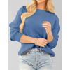 imageAiloqing Womens Lightweight Casual Sweaters 2025 Fall Outfits Trendy Crewneck Knit Fashion Pullover TopsBlue