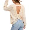 imageAiloqing Womens Lightweight Casual Sweaters 2025 Fall Outfits Trendy Crewneck Knit Fashion Pullover TopsApricot