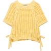 imageAiloqing Womens Casual Knit Sweater Vest Cropped Pullover Sweaters Hollow Out Loose Tank TopYellow