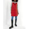 imageAiloqing Womens Long Puffer Vest Winter Quilted Sleeveless Zip Up Long Jacket Vest GiletRed