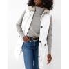 imageAiloqing Womens Long Puffer Vest Winter Quilted Sleeveless Zip Up Long Jacket Vest GiletWhite