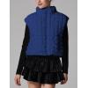 imageAiloqing Womens Quilted Puffer Vest 2025 Winter Casual Warm Zip Up Sleeveless Vest Bubble Padded Gilet TopsNavy