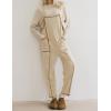 imageAiloqing Womens Wide Leg Overalls Loose Casual Outfits Jumpsuits 2025 Winter Sleeveless Rompers with PocketsApricot