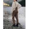 imageAiloqing Womens Wide Leg Overalls Loose Casual Outfits Jumpsuits 2025 Winter Sleeveless Rompers with PocketsBrown