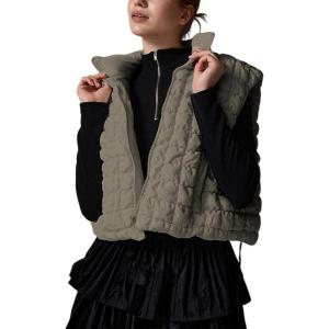 imageAiloqing Womens Quilted Puffer Vest 2025 Winter Casual Warm Zip Up Sleeveless Vest Bubble Padded Gilet TopsSage