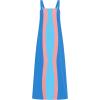 image:imageAiloqing 2026 Women Boho Floral Dress Summer Casual Color Block Maxi Beach Vocation Overall Dresses CoverupsBluepink