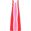image:imageAiloqing 2026 Women Boho Floral Dress Summer Casual Color Block Maxi Beach Vocation Overall Dresses CoverupsRedpink