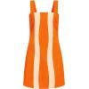 image:imageAiloqing 2026 Women Summer Mini Dress Color Block Casual Beach Overall Dresses Cover Ups Vocation ClothingOrange