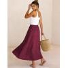 image:imageAiloqing Womens Summer Boho Maxi Skirts 2026 Casual Elastic Waist Floral Lace Eyelet Beach Vocation Skirt OutfitsWinered