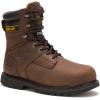 imageCat Footwear Mens Salvo 8quot Waterproof Steel Toe Thinsulate Work BootDark Brown