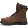 imageCat Footwear Mens Salvo 8quot Waterproof Steel Toe Thinsulate Work BootDark Brown