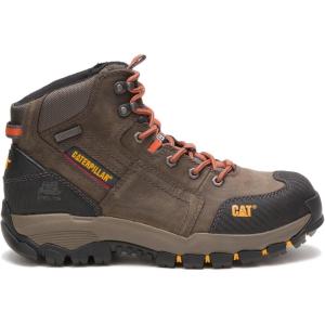 imageCAT Mens Navigator Mid 6 Inch Waterproof Steel Toe BootDark Gull Grey